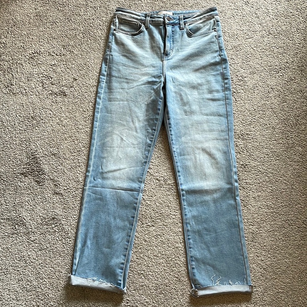 LC Lauren Conrad Light Wash Straight Jeans